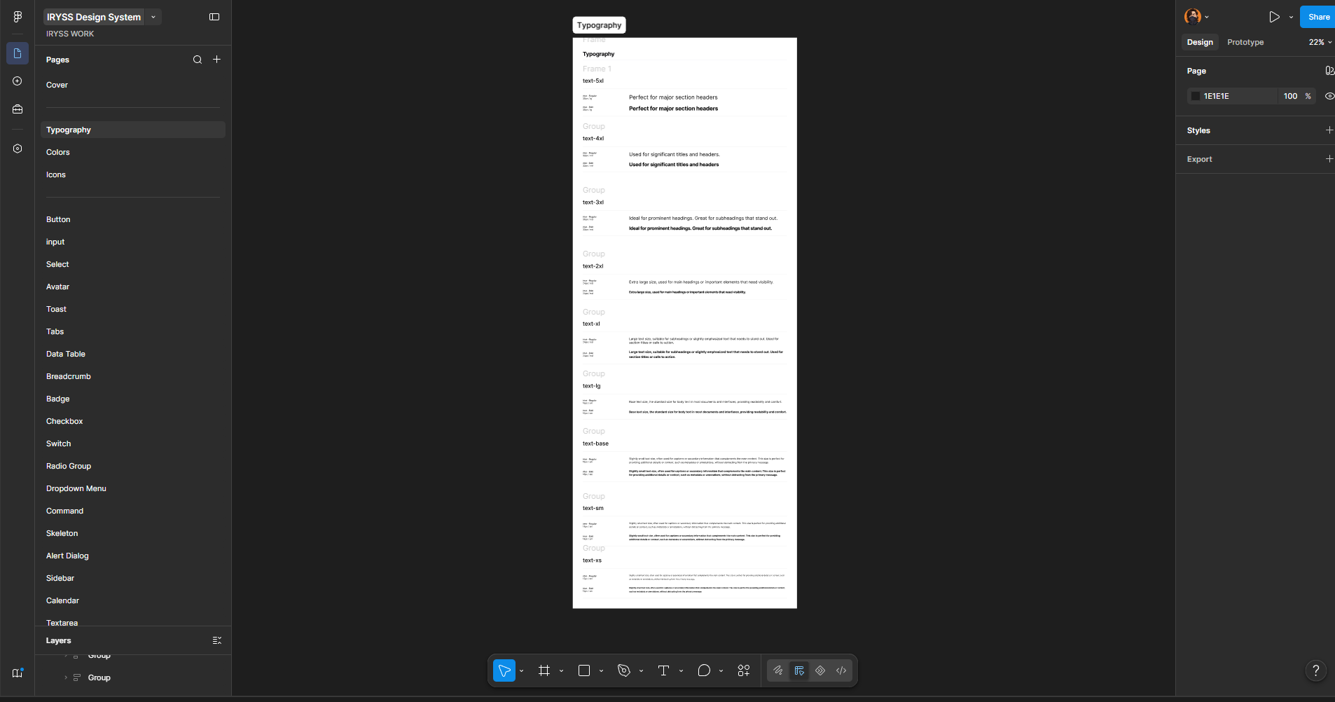 Design System Specs 6